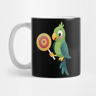 Green parrot Art Mug